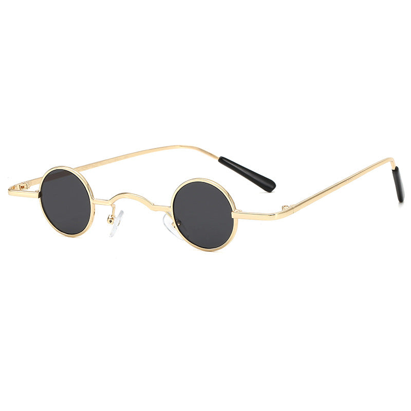 Damen modische runde Brille mit filigranem Metallrahmen Karnz