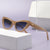 Damen modische Sonnenbrille im extravaganten Schildpatt-Design Karnz