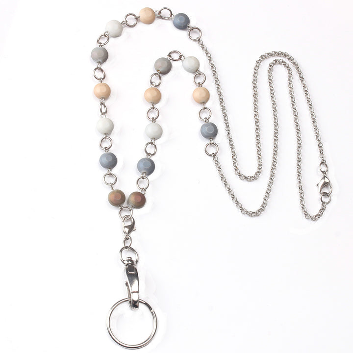Perlen Schlüsselanhänger Lanyard Halter Karnz