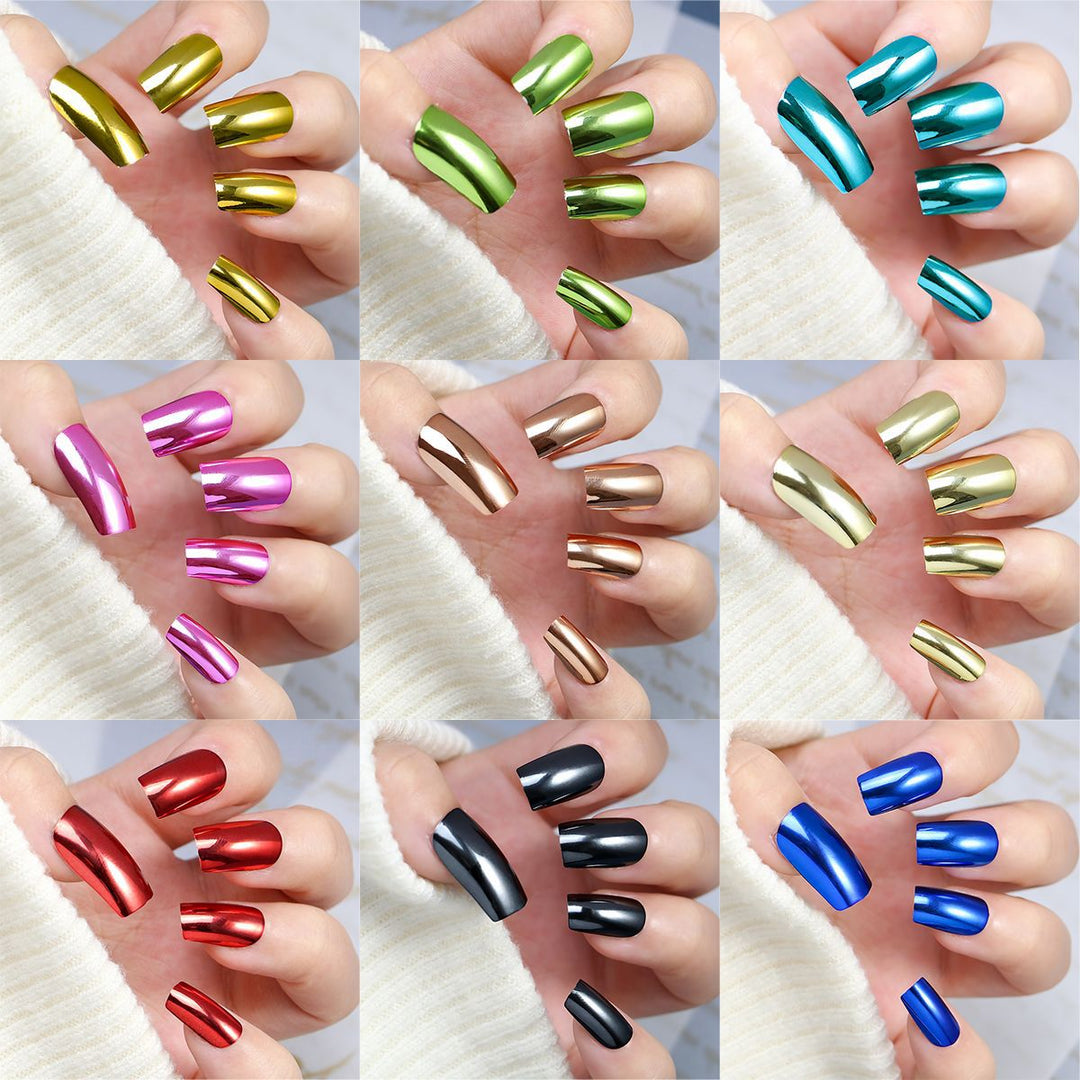Premium Spiegel Finish Nagelkunst Tipps Karnz