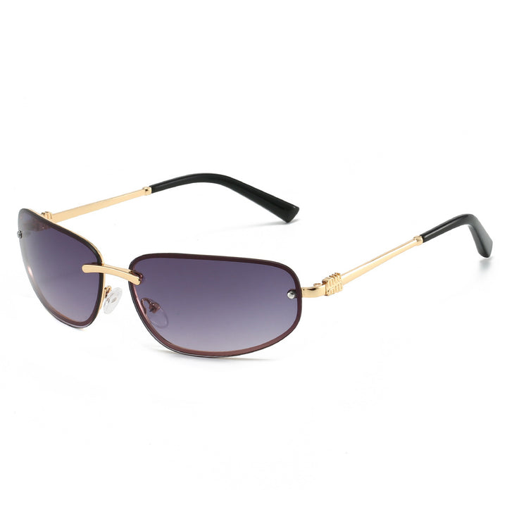 Luxuriöse Vintage-inspirierte Gradient-Sonnenbrille Karnz
