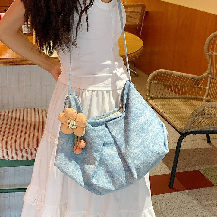 Stylische Blumenhandtasche