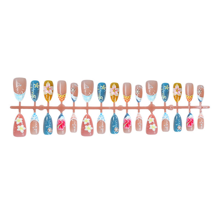 Tropische Kunst Press-On Nagelset