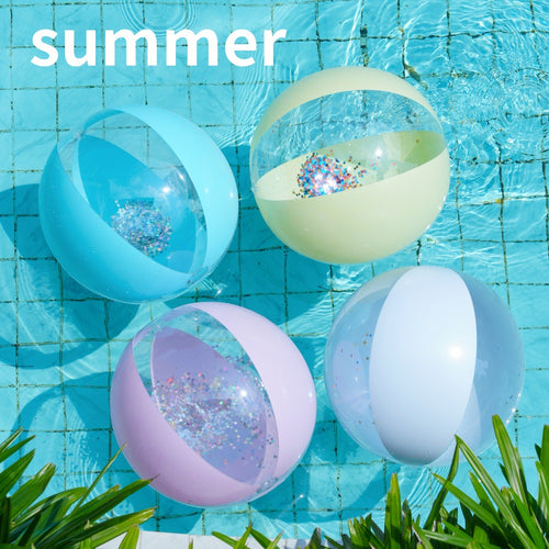Glitter aufblasbarer Poolball Karnz