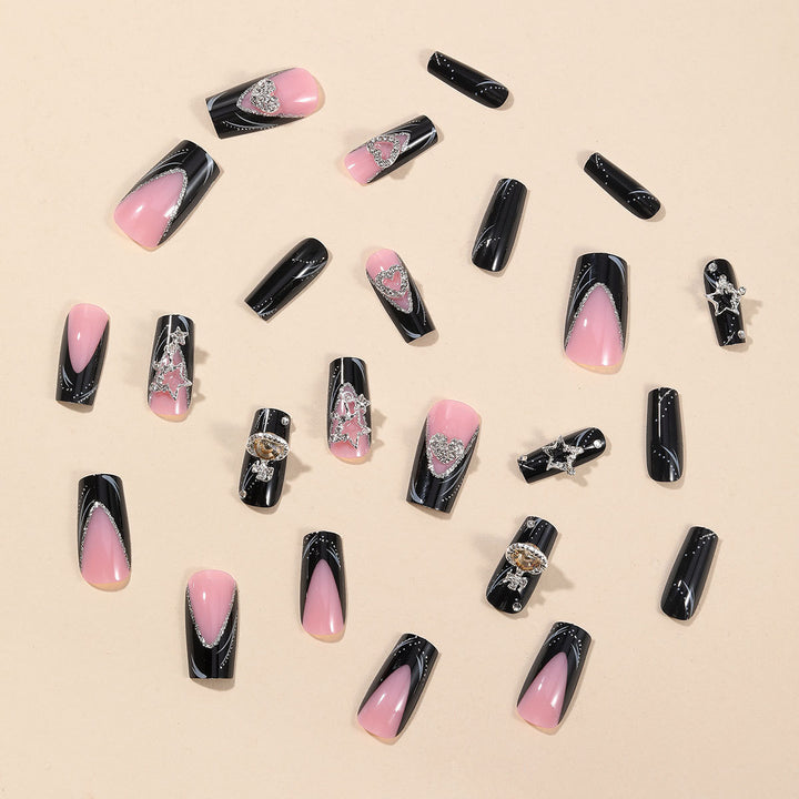 Elegante 3D Nagelkunst Verlängerungen Karnz