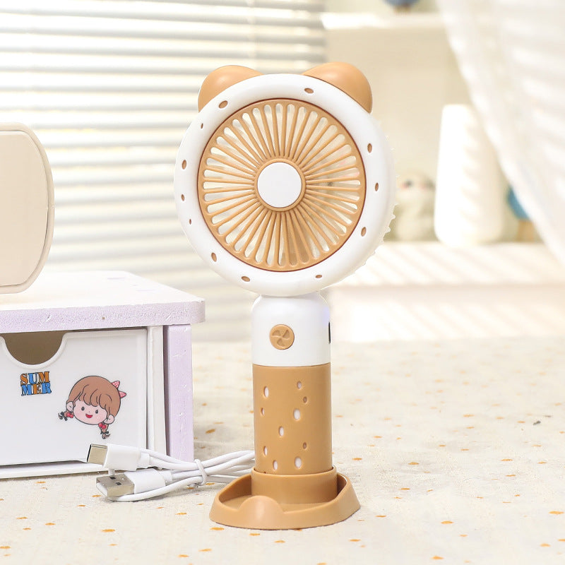 Damen Tragbarer Handventilator mit süßem Tierdesign Karnz