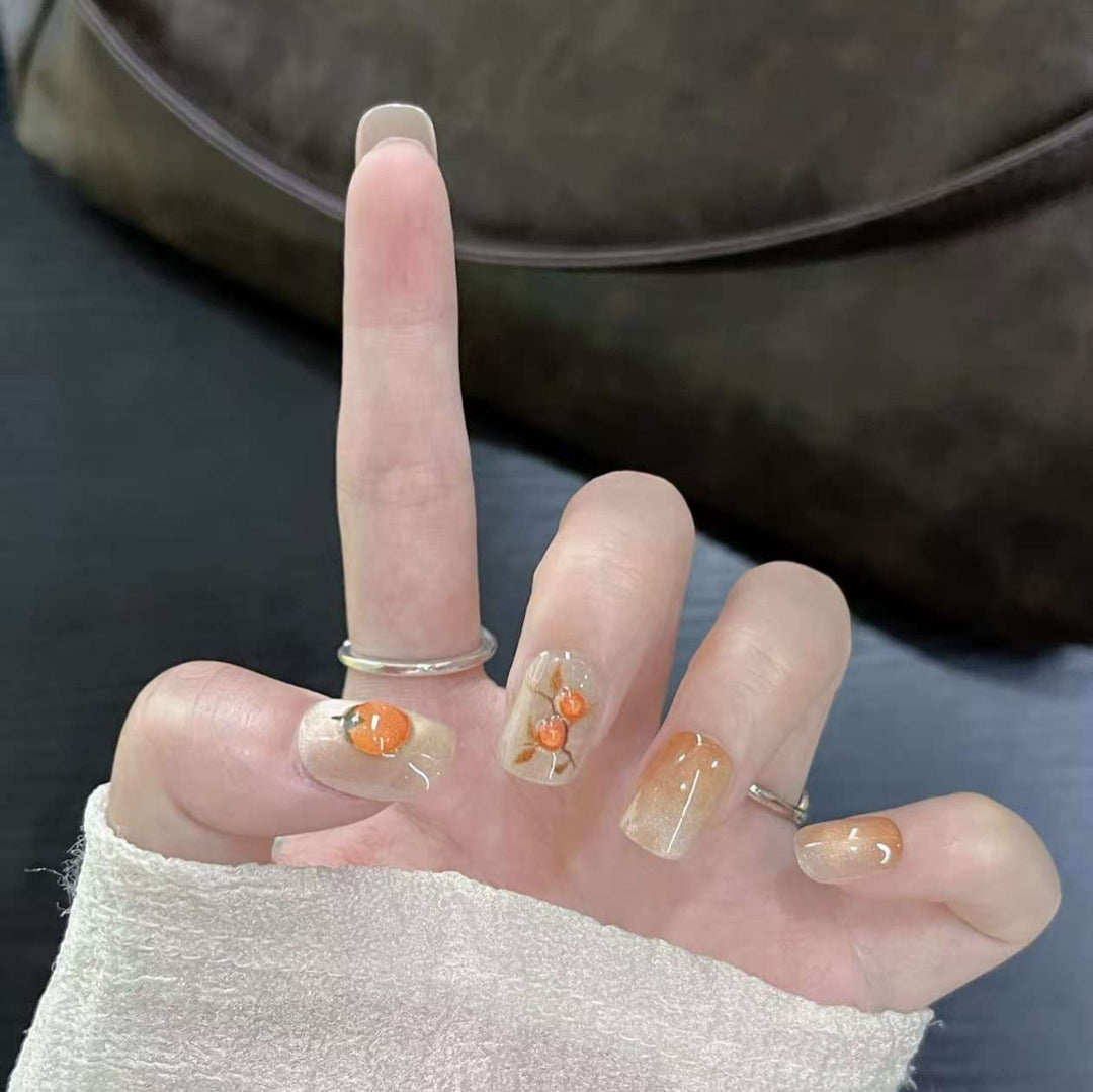 Floral Art Press-On Nails