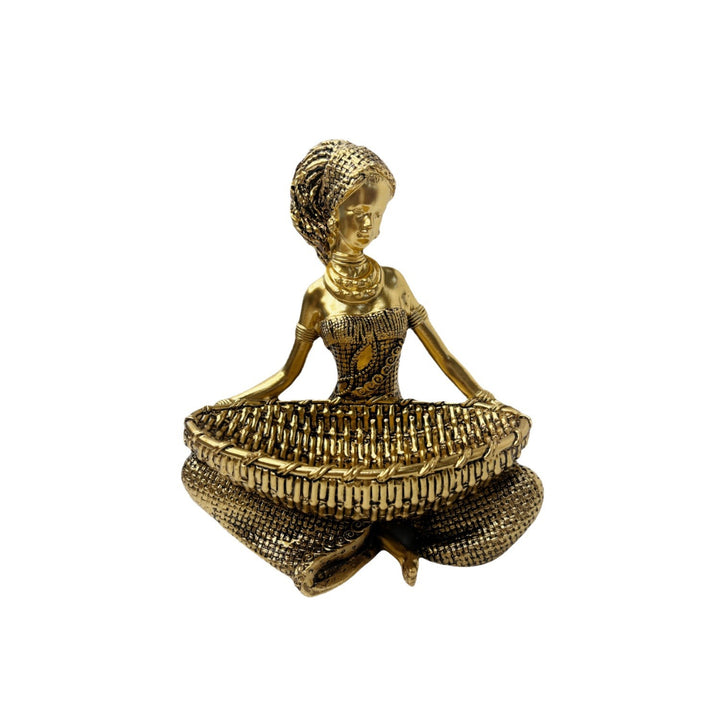 Dekorative Hirschfigur mit Glitzerdetails Karnz