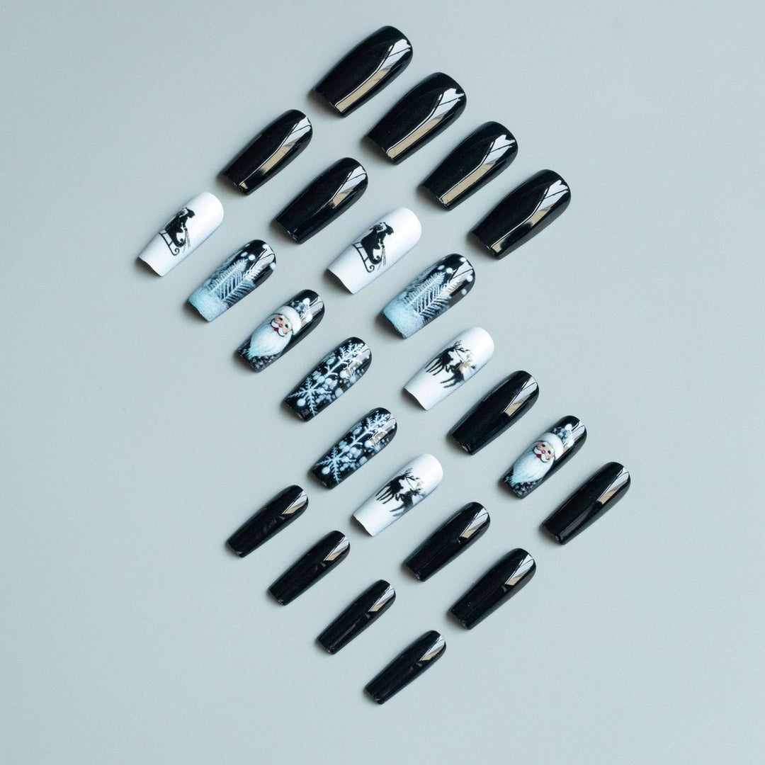 Festliches Winter-Nagelkunst-Design-Kit