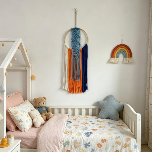 Stylische Makramee Wanddeko Karnz