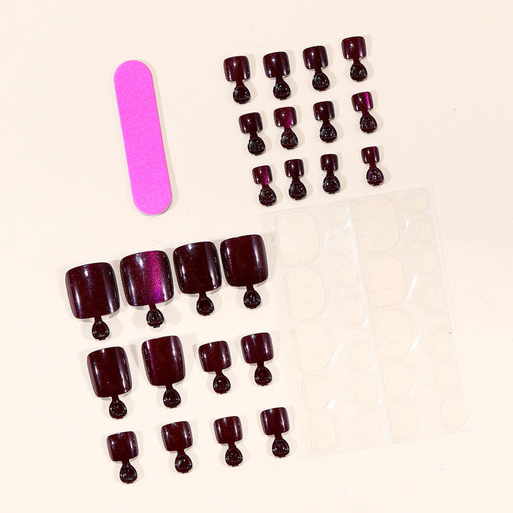 Glossy Gel Fußnagellack Set Karnz
