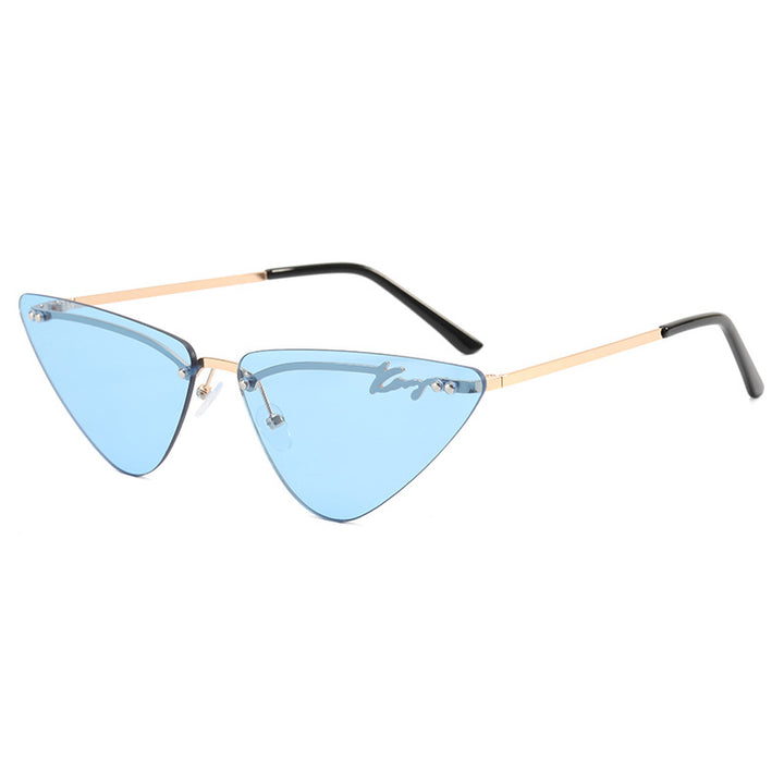 Damen Trendige Cat-Eye Sonnenbrille mit femininem Rahmen Karnz