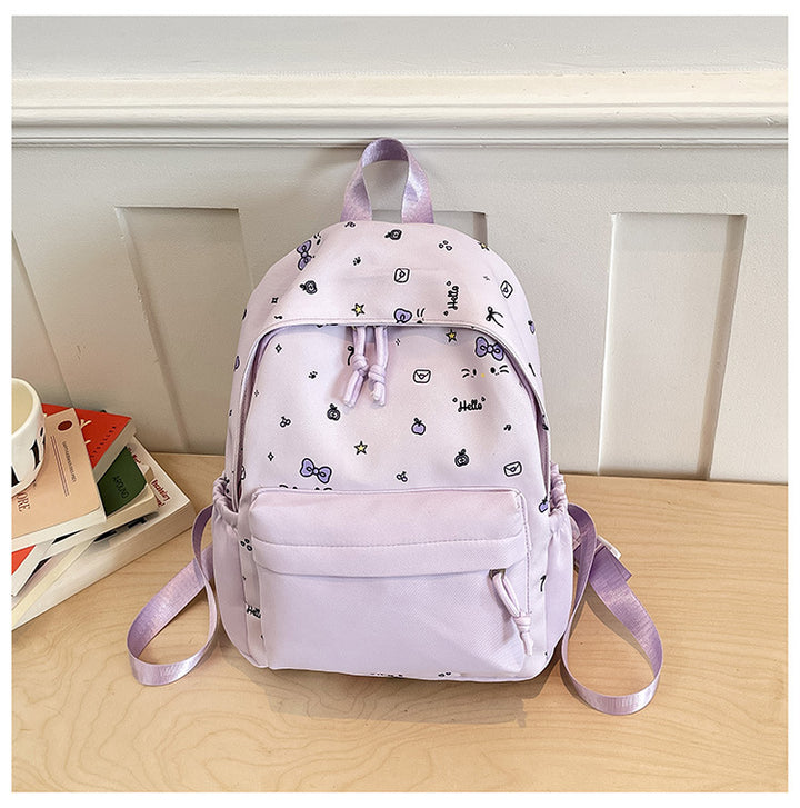 Niedlicher Alltagsrucksack mit Aufgestickten Schleifen Karnz