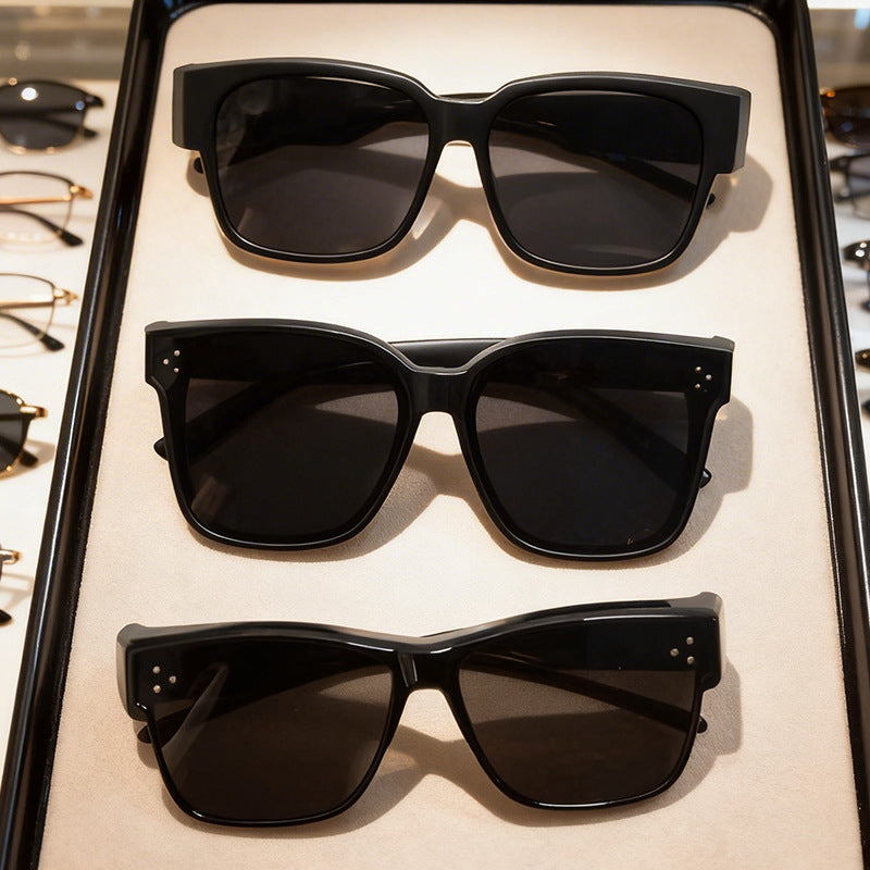 Fette geometrische Rahmen Sonnenbrille Karnz