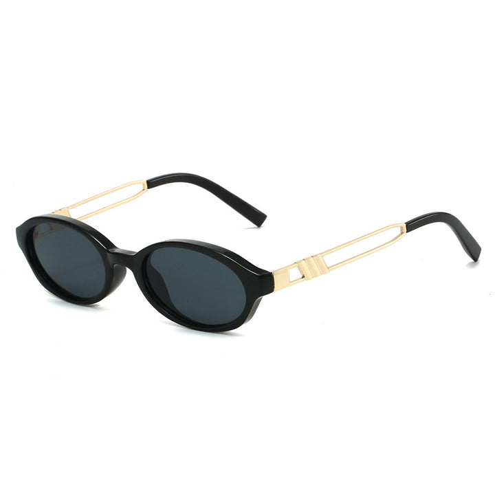 Chic Ovalrahmen Sonnenbrille Karnz
