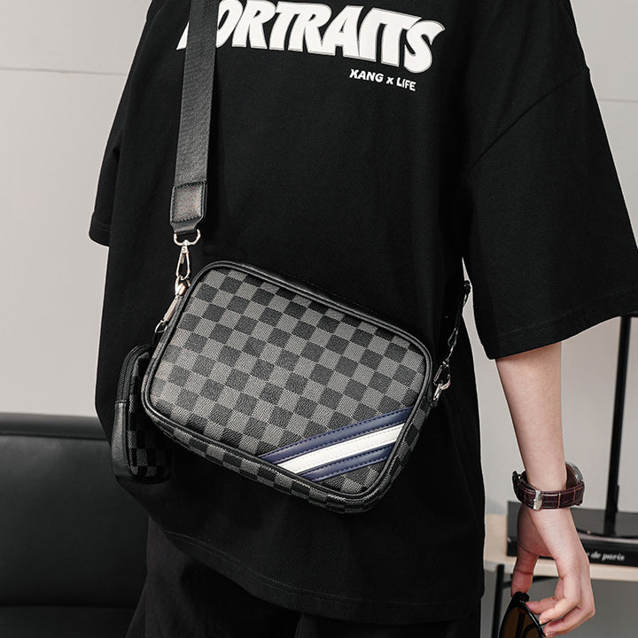 Multifunktionale Crossbody-Tasche mit Abnehmbarer Klein-Tasche Karnz