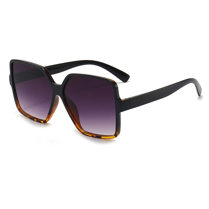Oversized quadratische Rahmen Sonnenbrille eleganter Stil