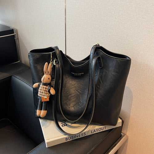 Luxuriöse Leder Handtasche Karnz