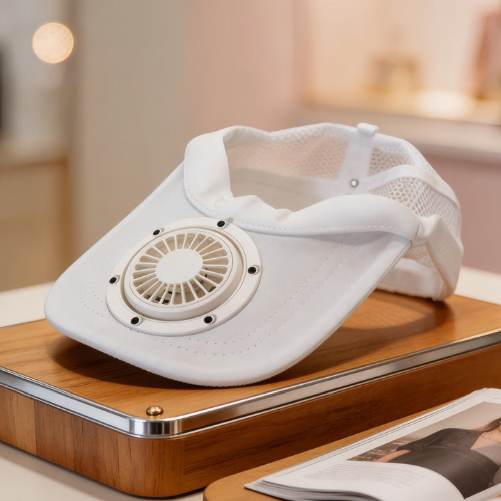 Damen Multifunktionale Kühlmütze mit integriertem Ventilator Karnz