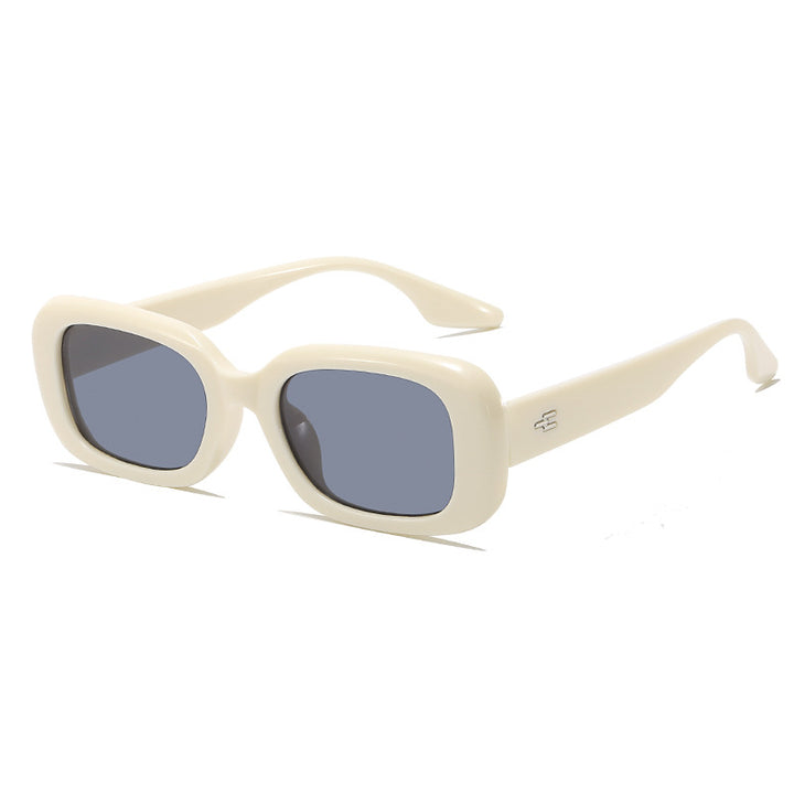 Moderne oversized rechteckige Sonnenbrille Karnz