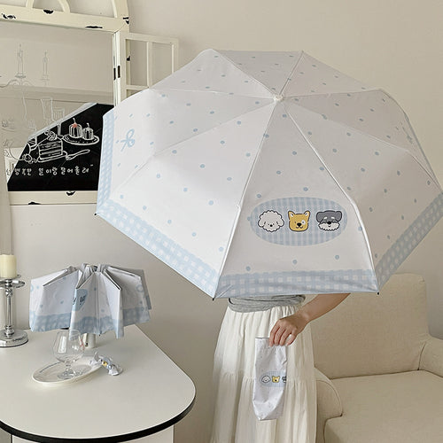 Damen Tragbarer Regenschirm Karnz