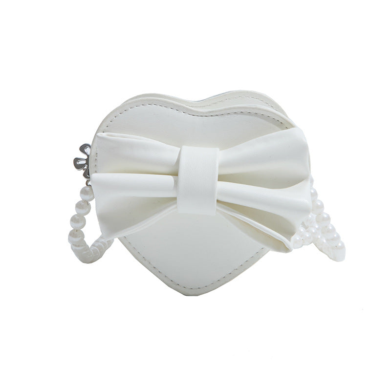 WoHerzförmige Schleifen-Clutch Tasche Karnz