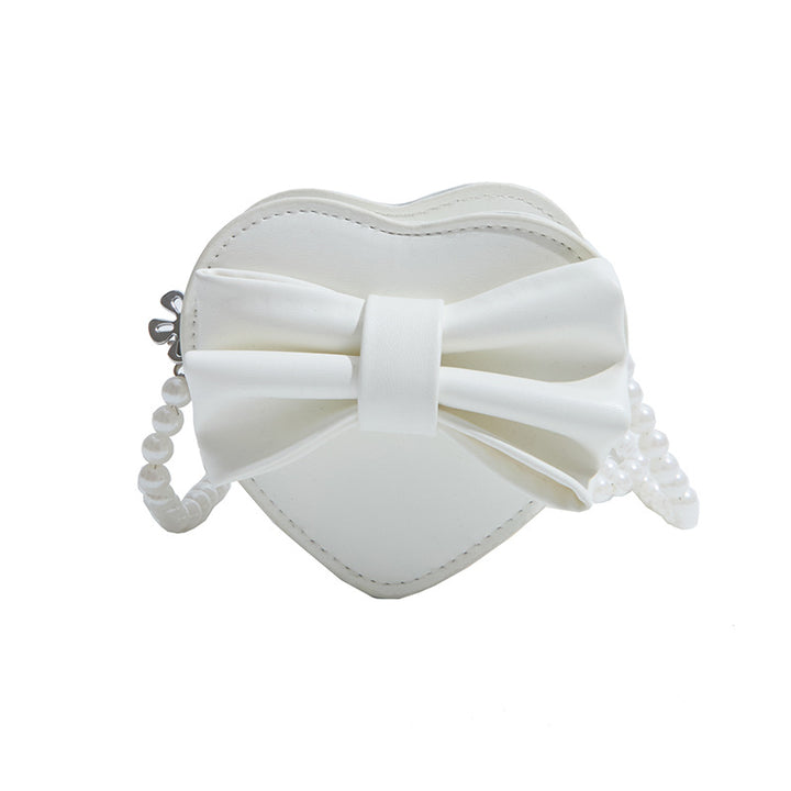 WoHerzförmige Schleifen-Clutch Tasche Karnz