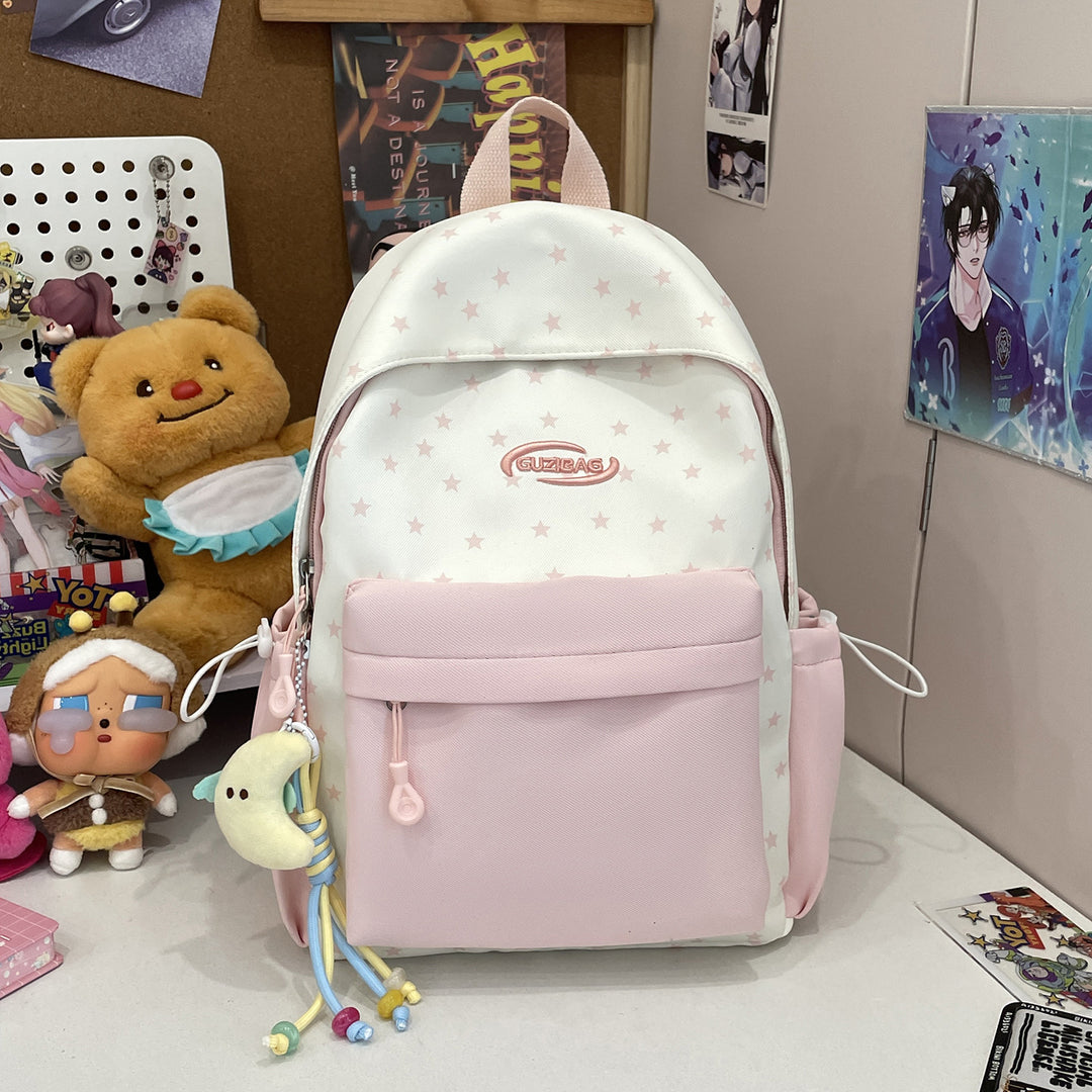 Stylische bedruckte Rucksack mit lustigen Charakterakzenten Karnz