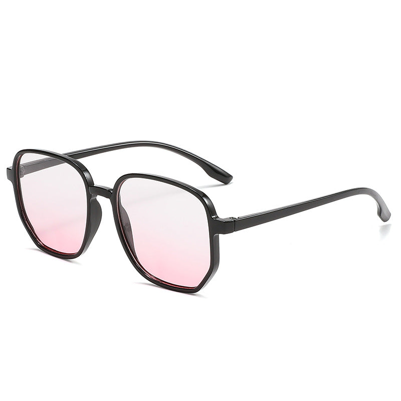 Stilvolle breite quadratische Sonnenbrille Karnz
