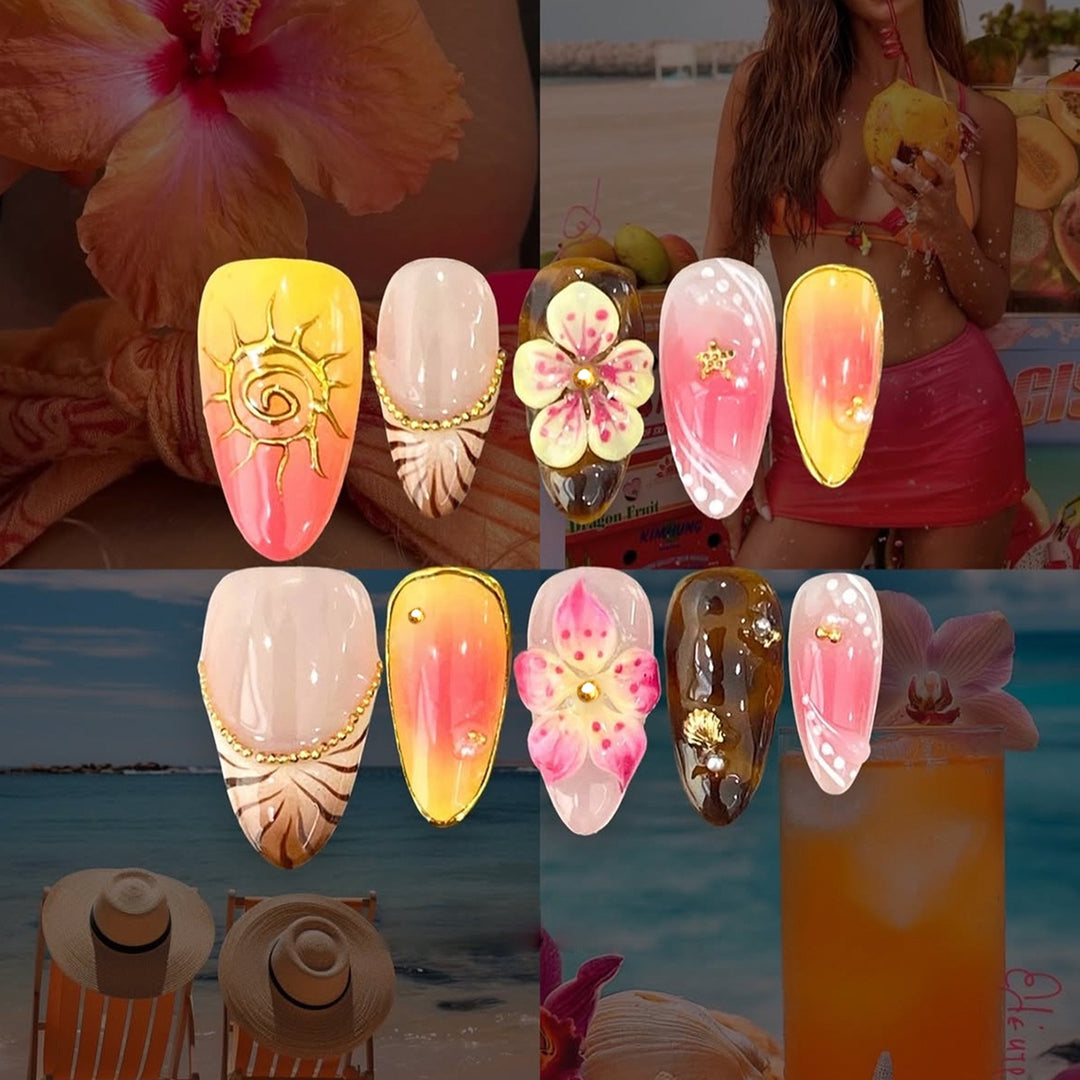Künstlerisches Nagelkunst-Set mit Zubehör