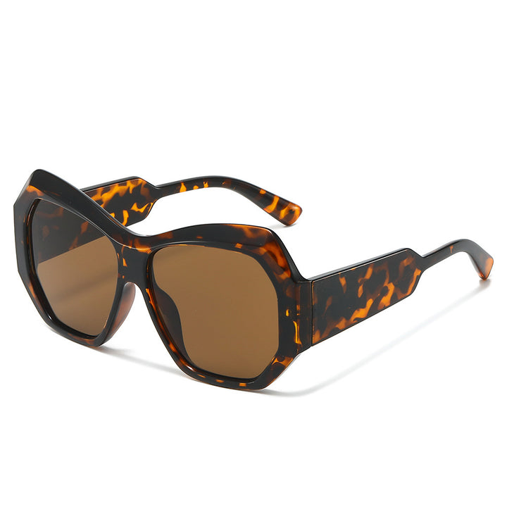 Statement Sechseckige Rahmen Sonnenbrille Karnz