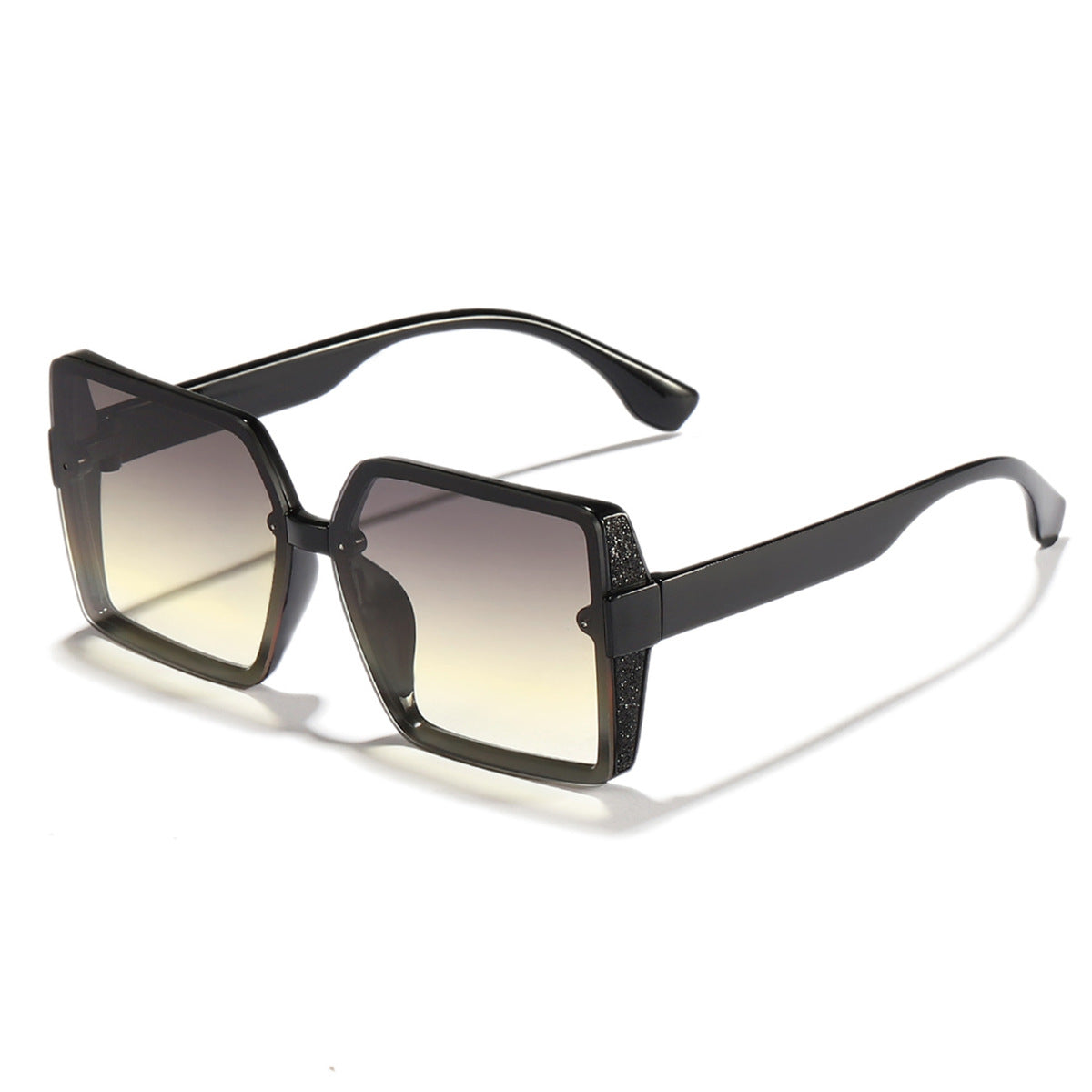 Damen modische Sonnenbrille im extravaganten quadratischen Design Karnz
