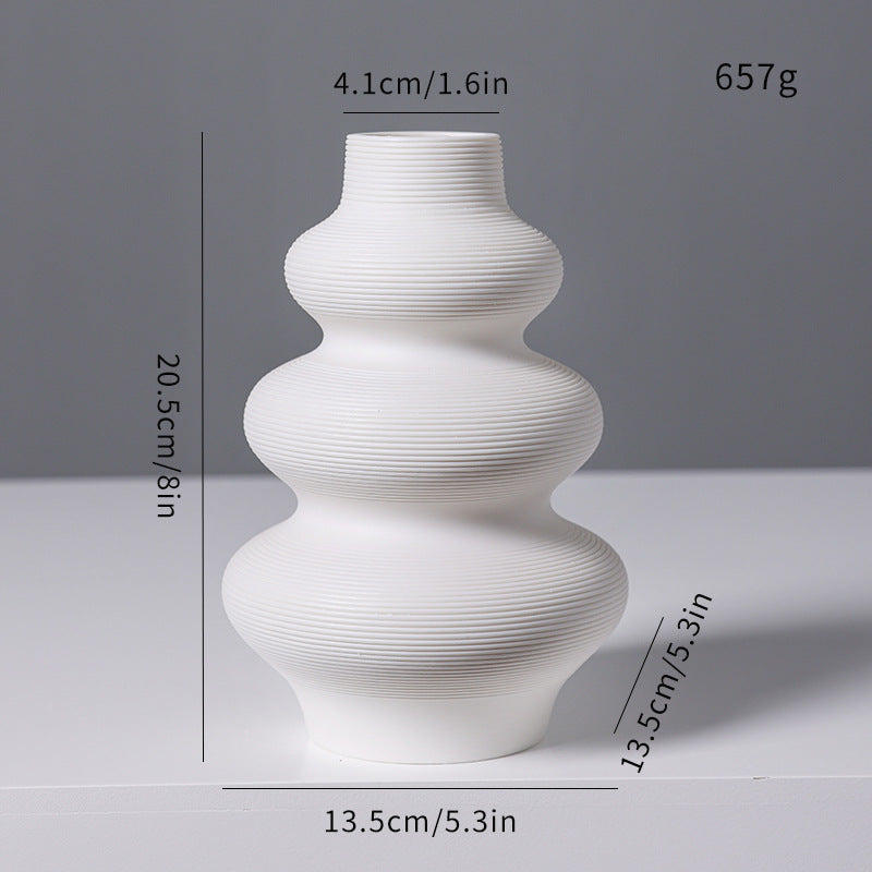 Strukturiert Modern Keramik Vase Karnz 1790368938