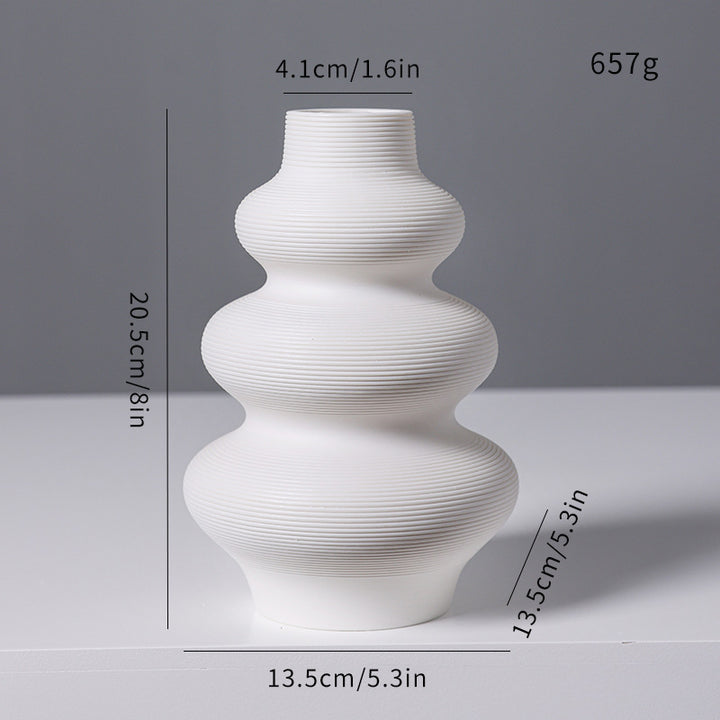 Strukturiert Modern Keramik Vase Karnz 1790368938