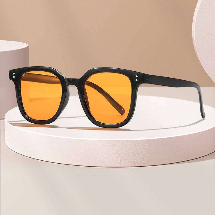 Stylische Retro Quadrat Sonnenbrille Karnz