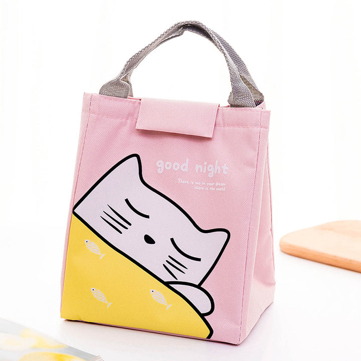 Süße Kaninchen-Themen-Isolierte Lunch-Tasche