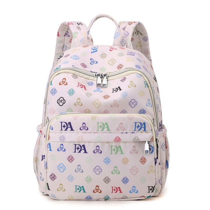 Verspielter Grafikdruck Rucksack Karnz
