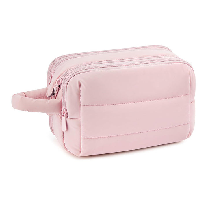 Kosmetik-Organizer Tasche mit Mehreren Fächern und Abnehmbarem Innenfach Karnz