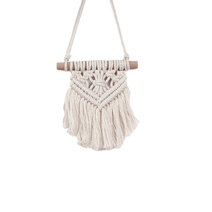 Dekorative Macramé Wandhängende Kunst Karnz
