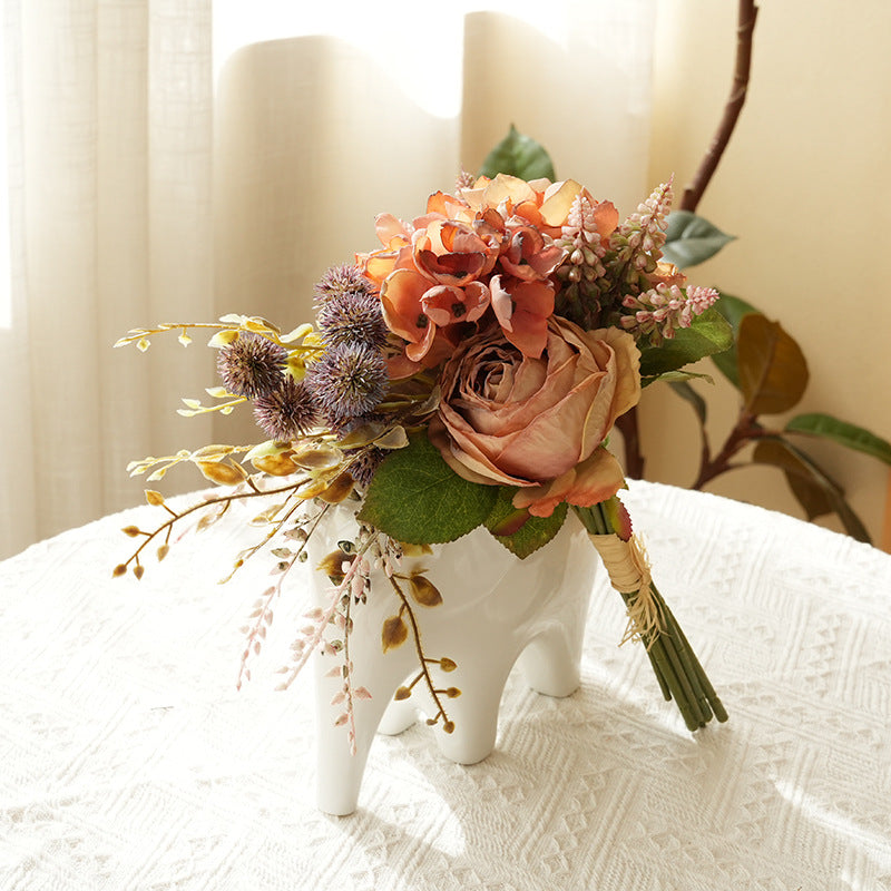 Elegante Kunstblumenstrauß Karnz