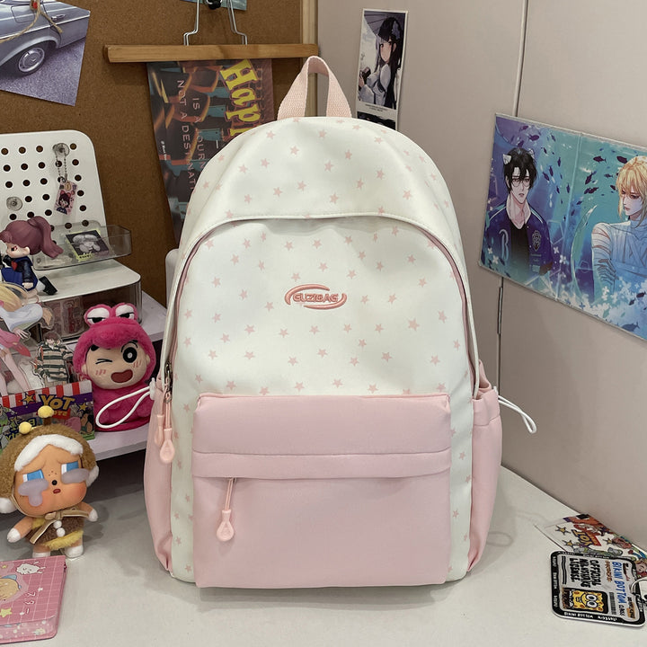 Stylische bedruckte Rucksack mit lustigen Charakterakzenten Karnz