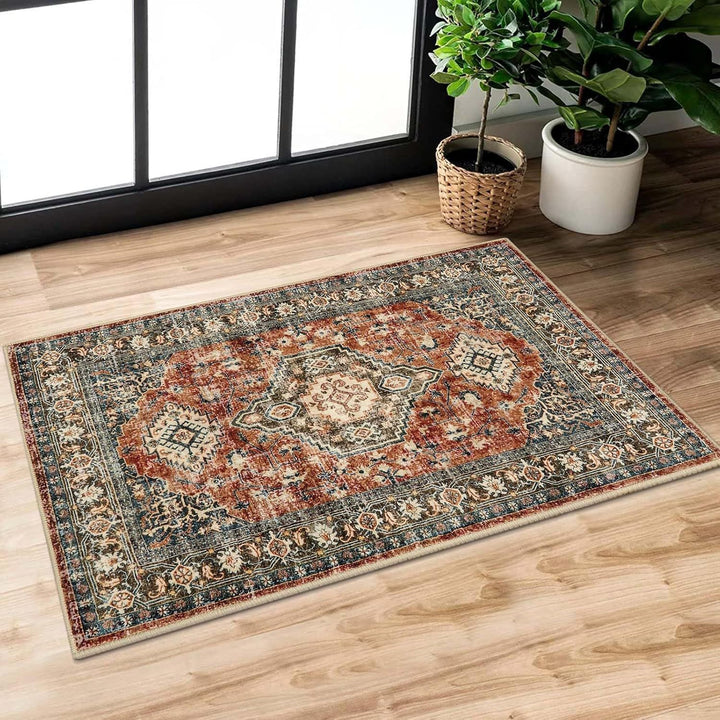 Vintage-inspirierter dekorativer Teppich