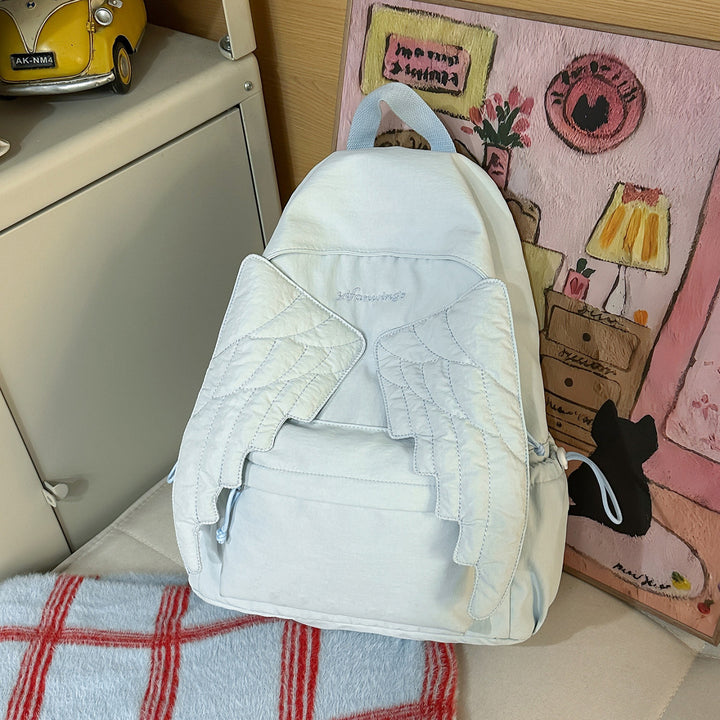 Verspielter Flügel-Design Rucksack