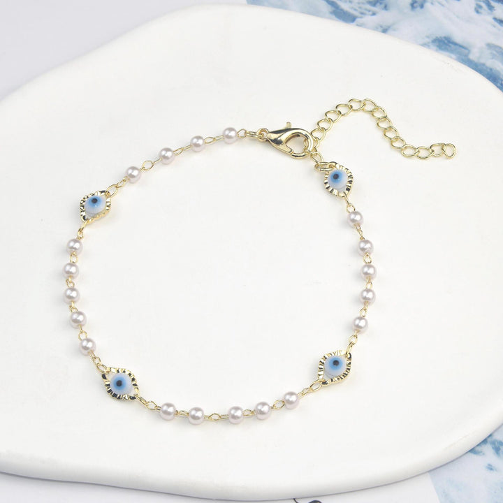 Elegante Perlenkette Karnz