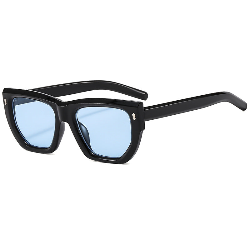 Damen Designer-Sonnenbrille mit modernem geometrischem Rahmen und UV-Schutz Karnz