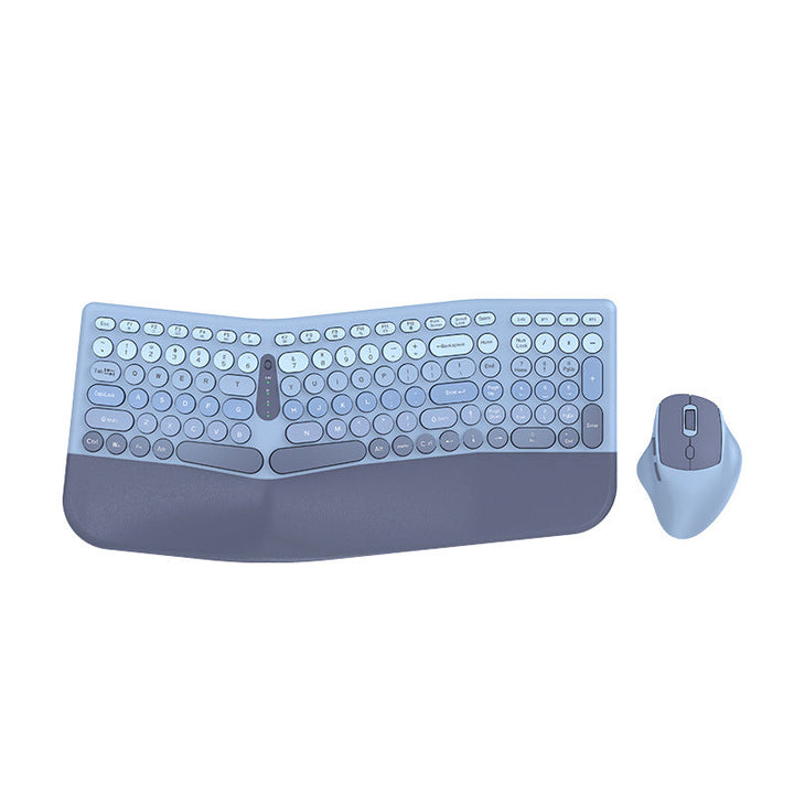 Ergonomische Wireless Tastatur und Maus Combo Karnz