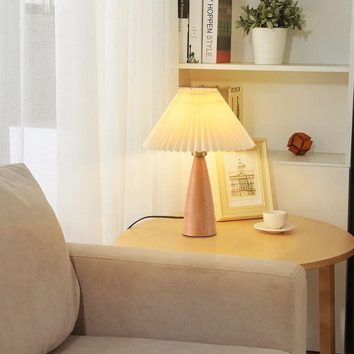 Faltenlampe Tischlicht