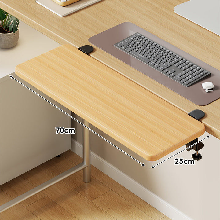 Unter-Tisch Gleitschienen-Tastaturablage und Schreibtischverlängerung mit sanfter Gleitmontage