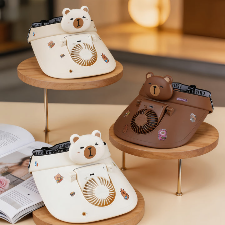 Damen Tragbarer Handventilator mit vielseitigem Pandadesign Karnz