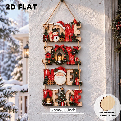 Festive Holz Wanddeko